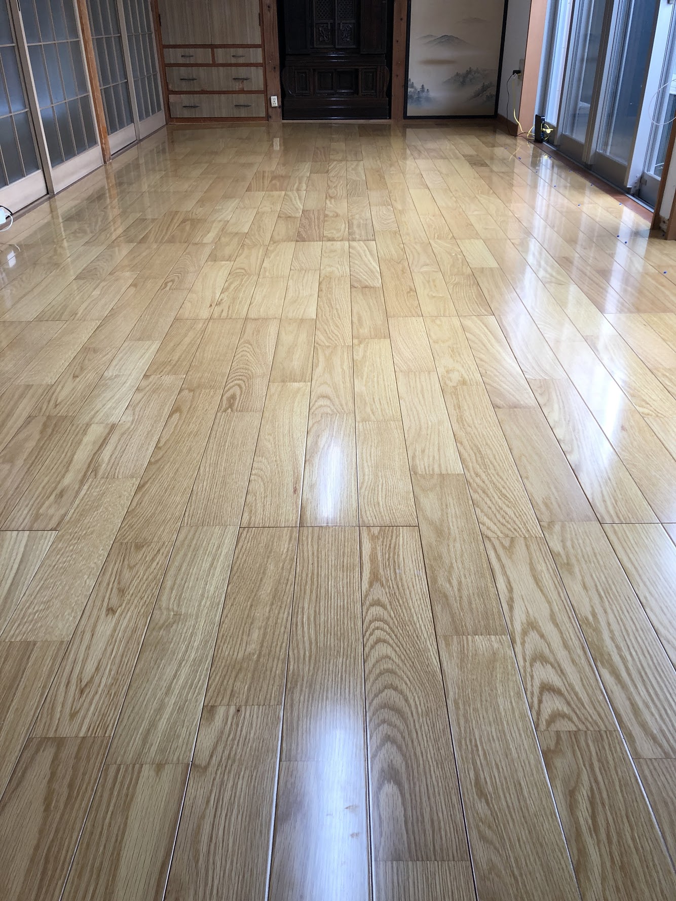 リビング畳～フロアー貼り